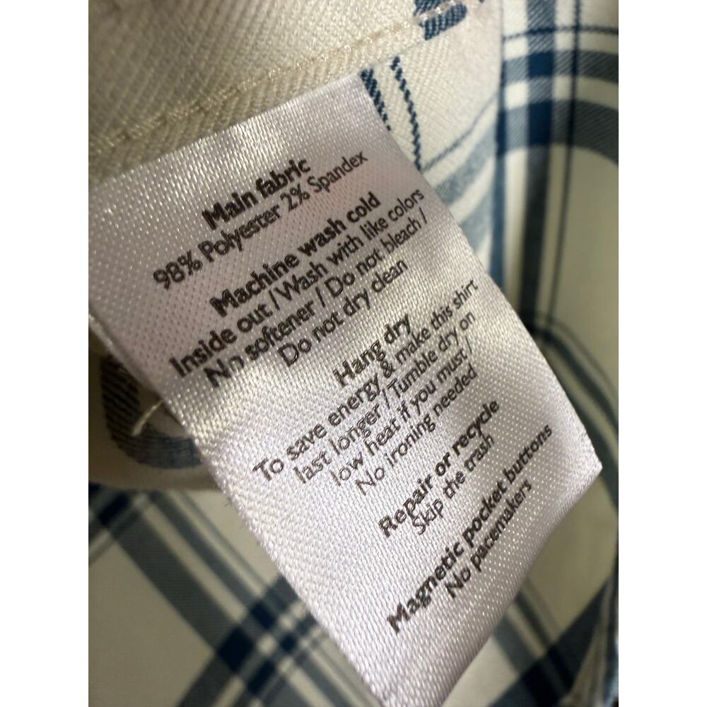 Poncho Outdoors "The Monterey" Midweight Performance Flannel Shirt Men’s Sz. L - Picture 7 of 7